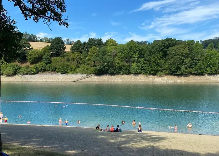 Henneseeblick - - View - Terrace - Hils - Wood - Wifi بيت للعطل